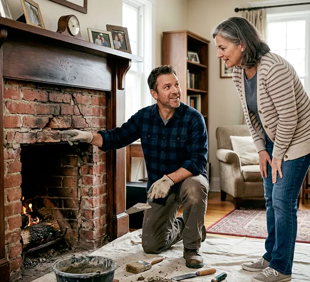 Why San Marcos Homeowners Choose Our Brick Fireplace Repair Team?
