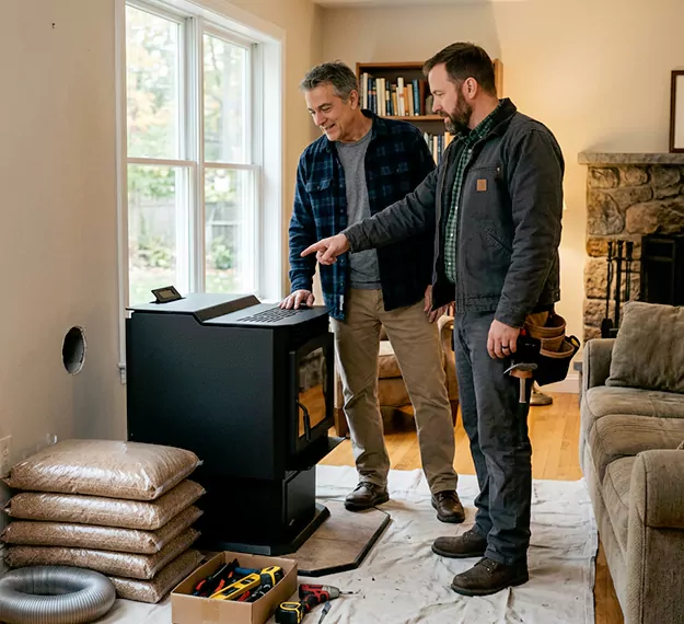 Why San Marcos Homeowners Choose Our Pellet Fireplace Installation Team?