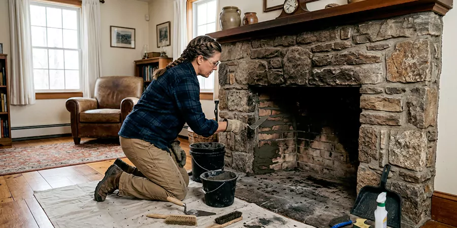 Refurbish Wood Burning Fireplace San Marcos