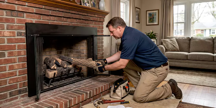 Propane Fireplace Logs Installation San Marcos