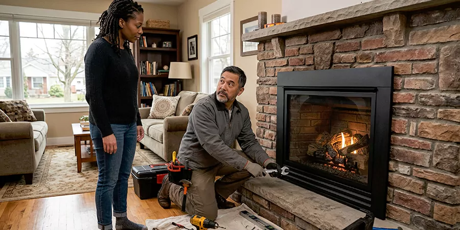 Fireplace and Log Fire Installation San Marcos