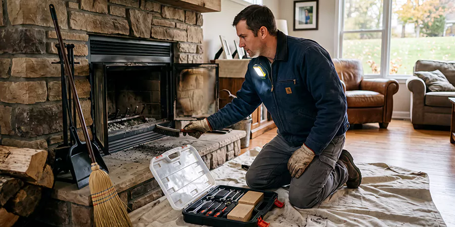 Wood Fireplace Repair in San Marcos